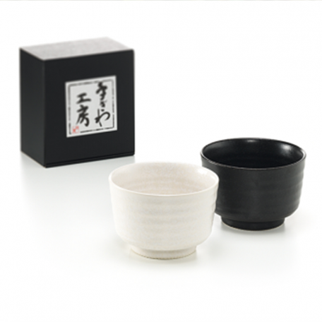 Bol à Matcha blanc en grès