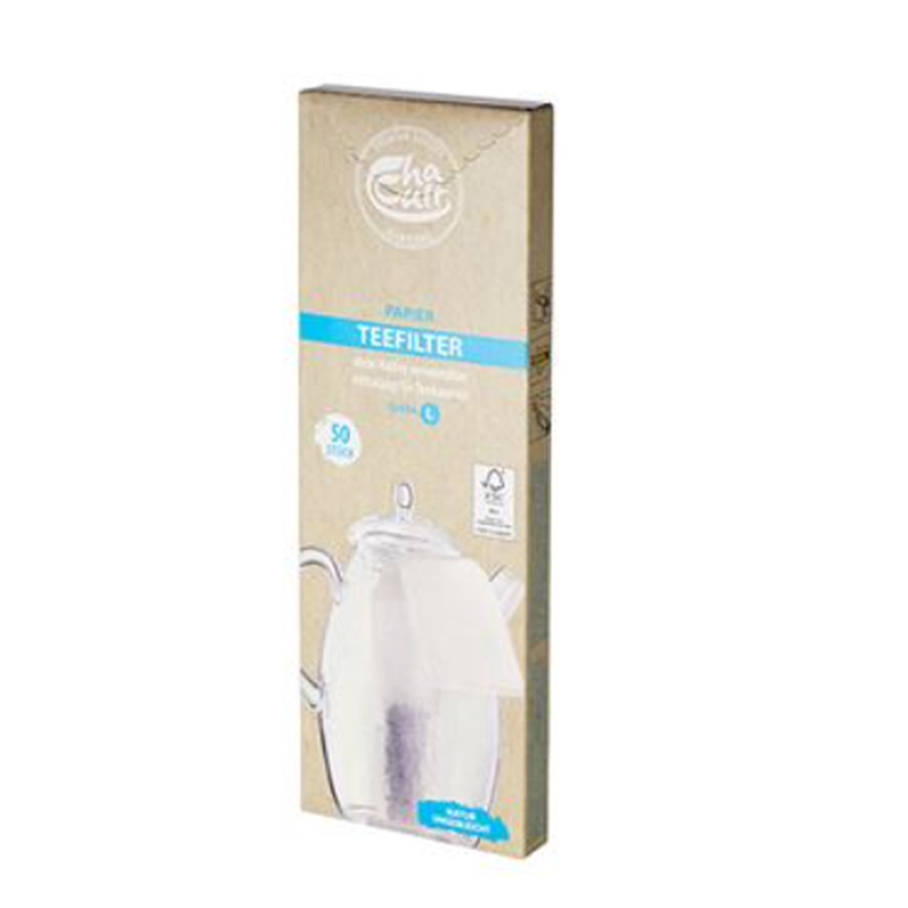 100 filtres à thé extra longs