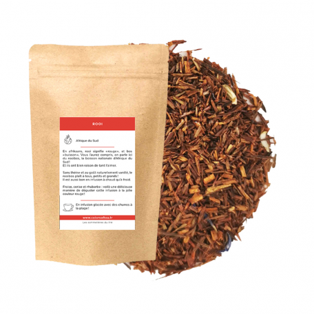 Rooibos fruité - Fraise, rhubarbe et cerise
