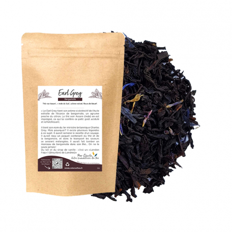 Thé noir agrume - Bergamote et fleurs de bleuet - Colors of Tea