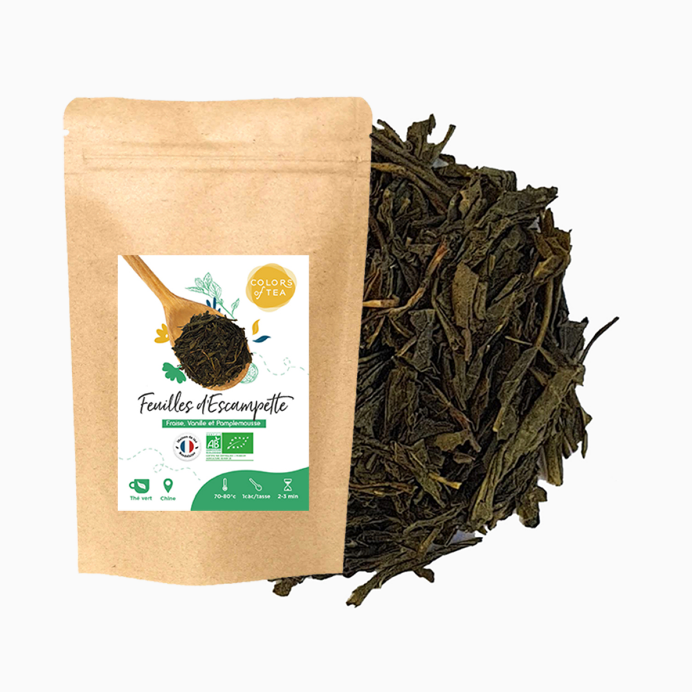 Thé vert fruité tout doux - Fraise, Vanille et Pamplemousse - Colors of Tea