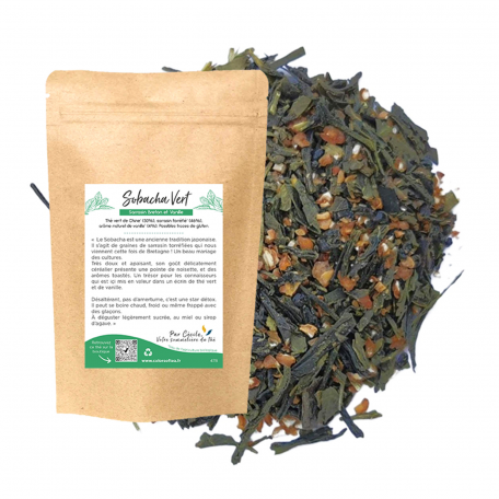 Thé vert gourmand - Sarrasin breton torréfié et vanille