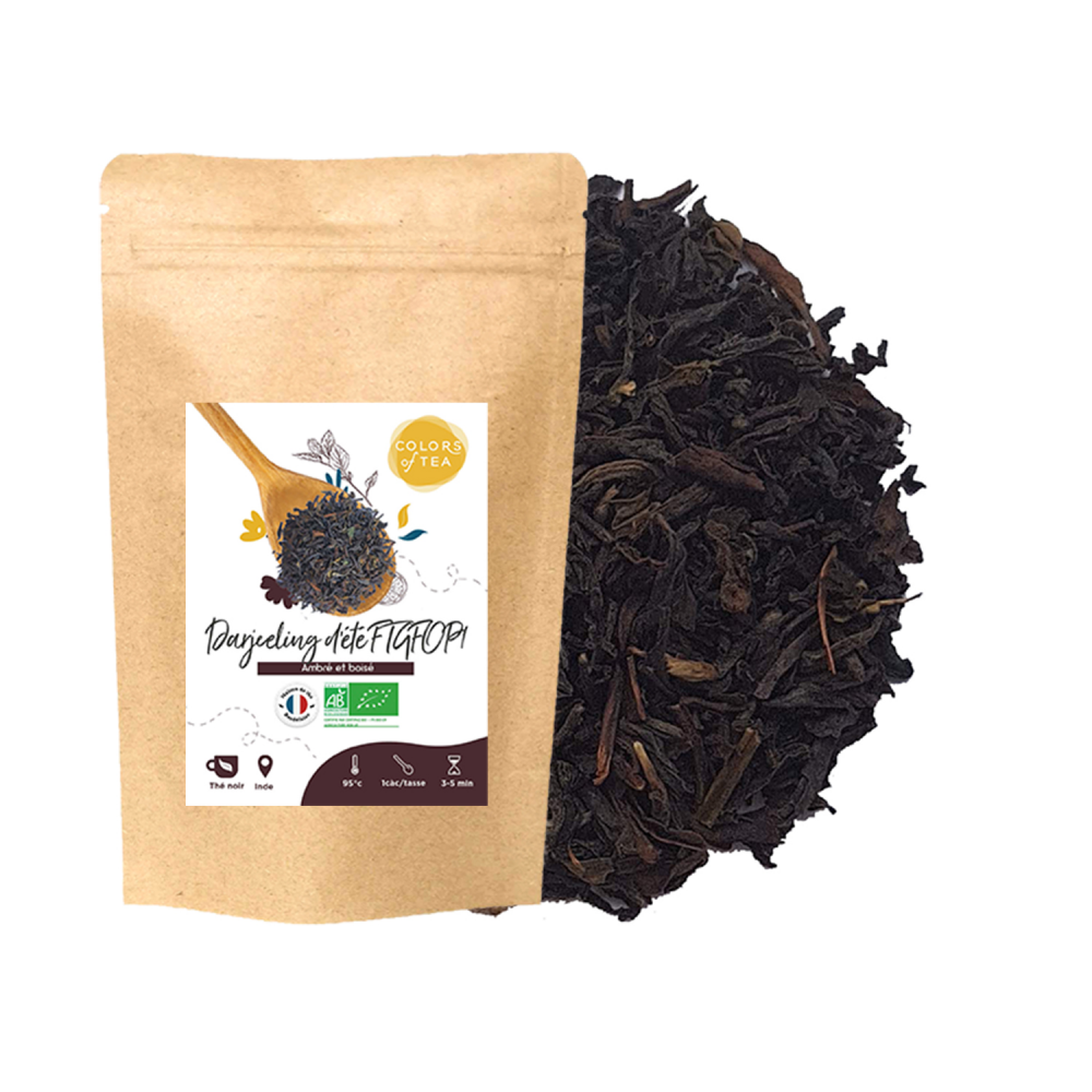 Thé noir FTGFOP1 Second Flush ambré et boisé - Colors of Tea