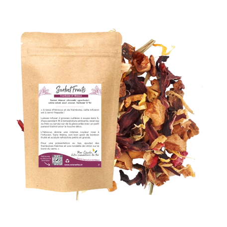 Tisane fruitée - Framboise et hibiscus