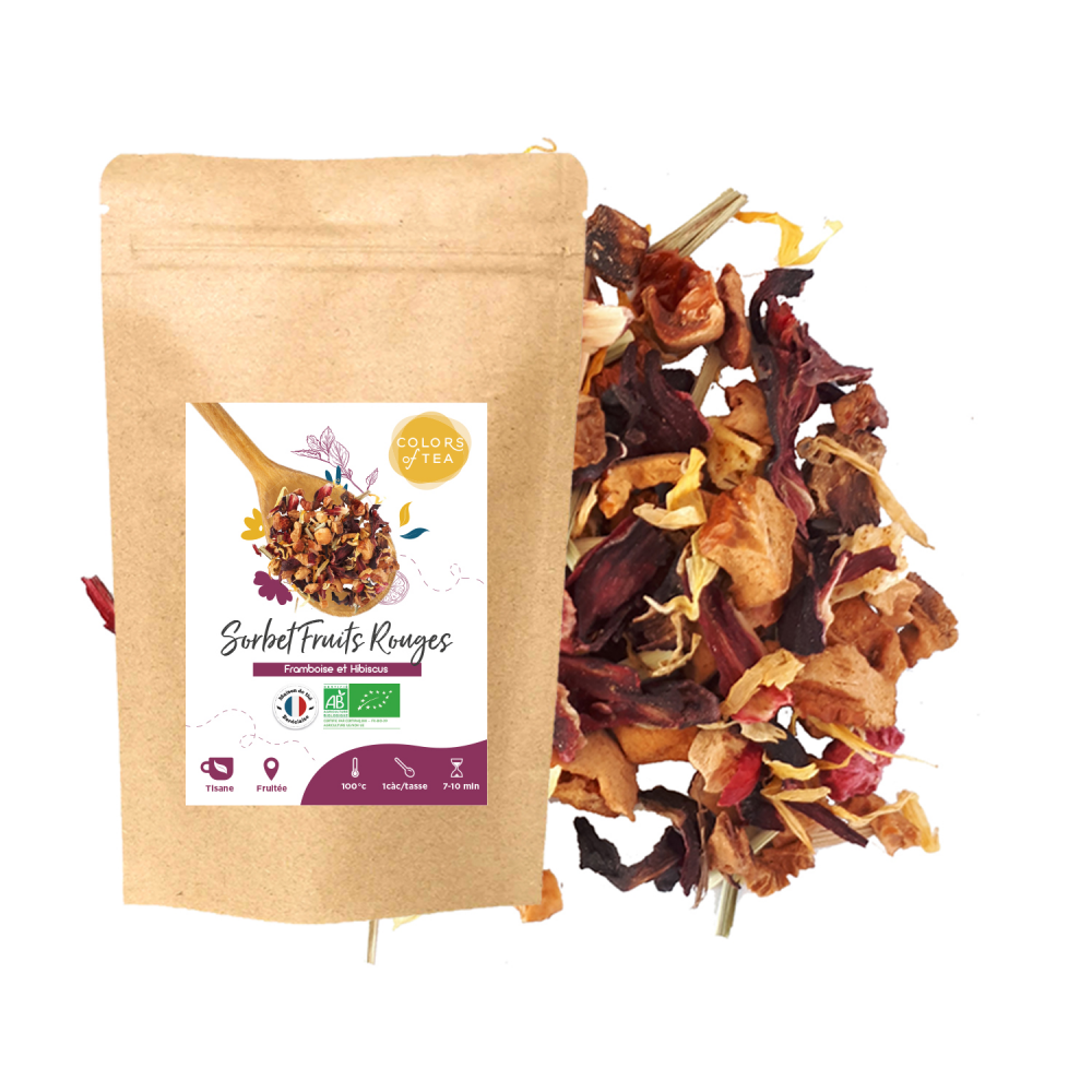 Tisane fruitée - Framboise et hibiscus