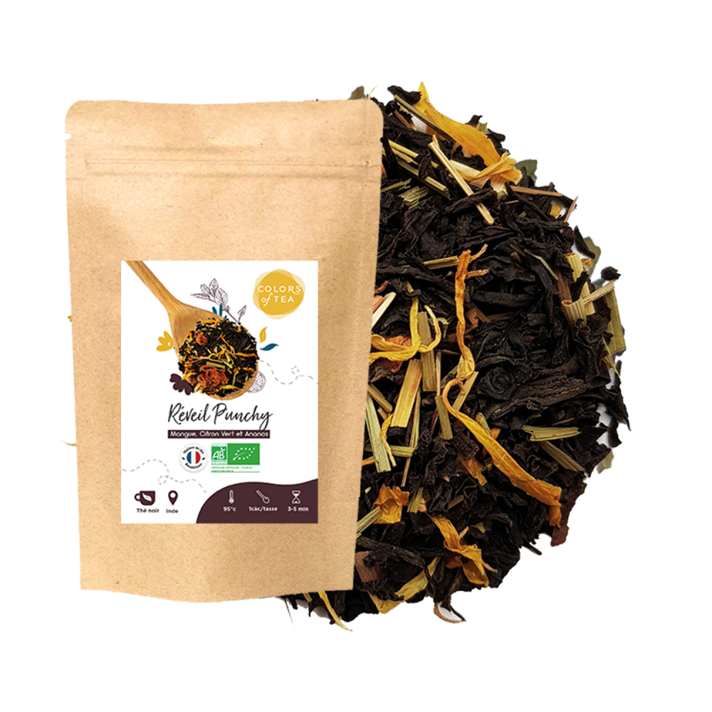 Thé noir exotique - Mangue, citron vert et ananas - Colors of Tea
