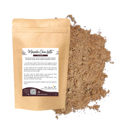 Poudre de thé noir bio aux épicés