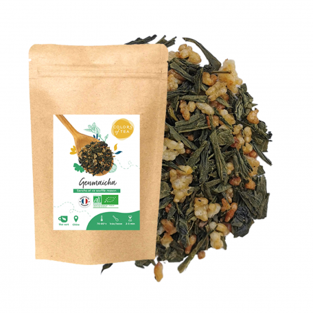 genmaicha au riz soufflé maison bio colors of tea