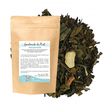 Thé blanc de Noël - Vanille et agrumes