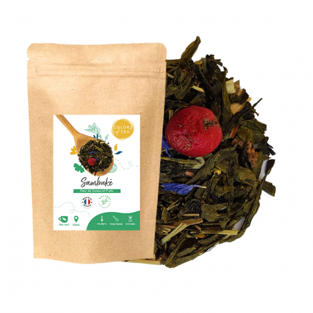 Thé vert floral et fruité - Fleur de sureau