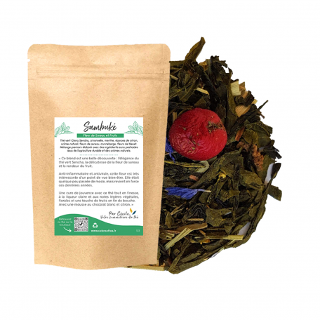 Thé vert floral et fruité - Fleur de sureau