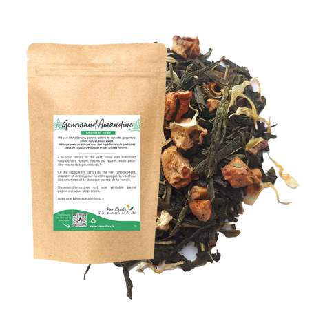 Thé vert gourmand - Amande et vanille