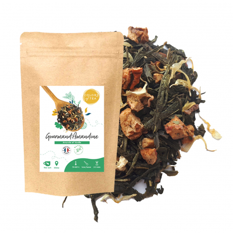 Thé vert gourmand - Amande et vanille