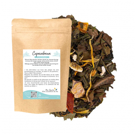 Blend de thé blanc et vert fruité - Fruits Exotiques Colors of Tea