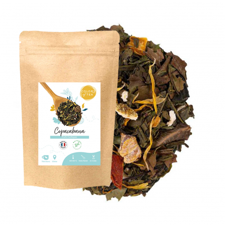 Blend de thé blanc et vert fruité - Fruits Exotiques Colors of Tea