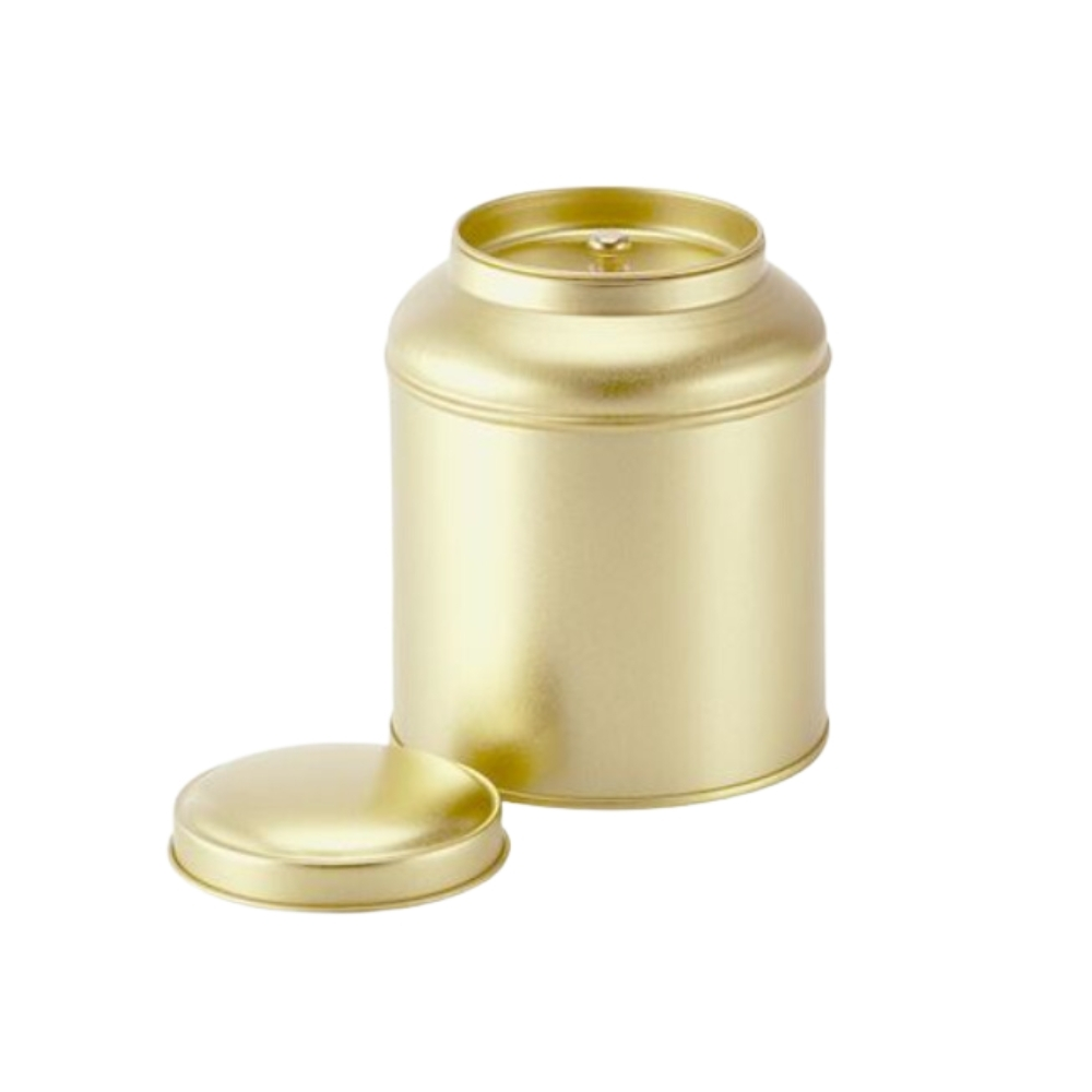 Boite à thé dorée Colors of Tea