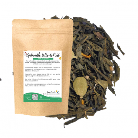Gribouille l'elfe de Noël, Thé vert épicé - Vanille et Agrumes Colors of Tea