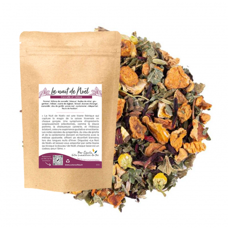 tisane de noel bio cannelle et mélisse