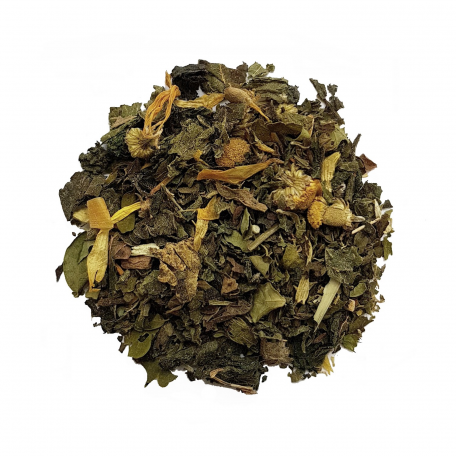 Mélanges de plantes et thé vert détox - Coco et citron Vert