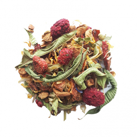 Tisane fruitée - Fraise, framboise et menthe