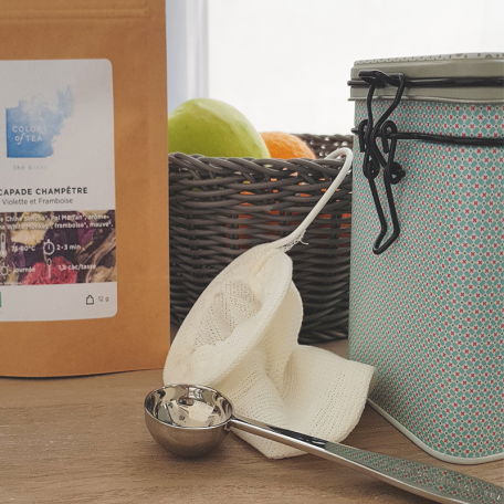 Filtre à thé en coton lavable